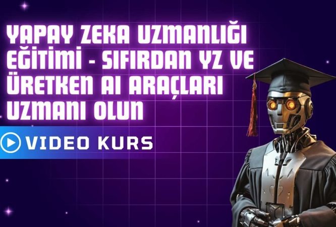 Yapay Zeka Uzmanlığı Eğİtİmİ – Sıfırdan YZ ve Üretken AI Araçları Uzmanı Olun Yapay Zeka Uzmanlığı Eğİtİmİ - Sıfırdan YZ ve Üretken AI Araçları Uzmanı Olun