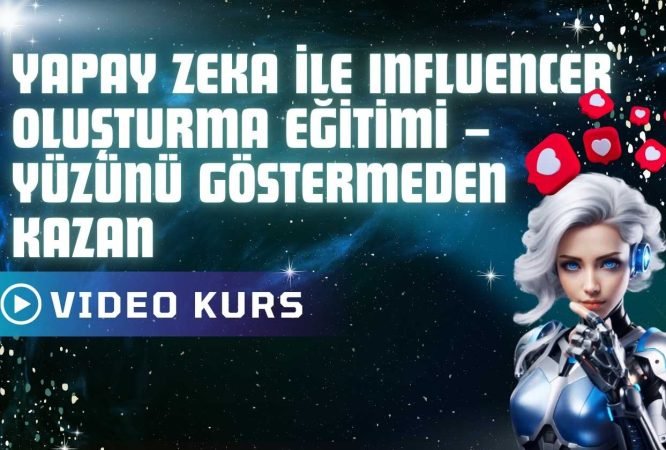 Yapay Zeka İle Influencer Oluşturma Eğitimi – Yüzünü Göstermeden Kazan Yapay Zeka İle Influencer Oluşturma Eğitimi – Yüzünü Göstermeden Kazan
