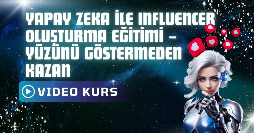 Yapay Zeka İle Influencer Oluşturma Eğitimi – Yüzünü Göstermeden Kazan