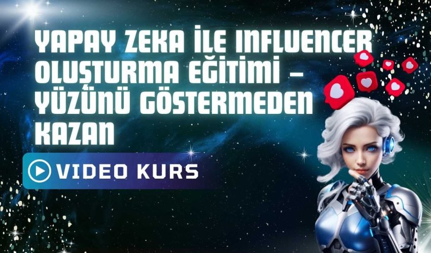 Yapay Zeka İle Influencer Oluşturma Eğitimi – Yüzünü Göstermeden Kazan Yapay Zeka İle Influencer Oluşturma Eğitimi – Yüzünü Göstermeden Kazan